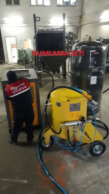 Seyyar Kumlama Makinası